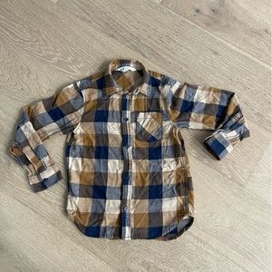 Boys plaid flannel